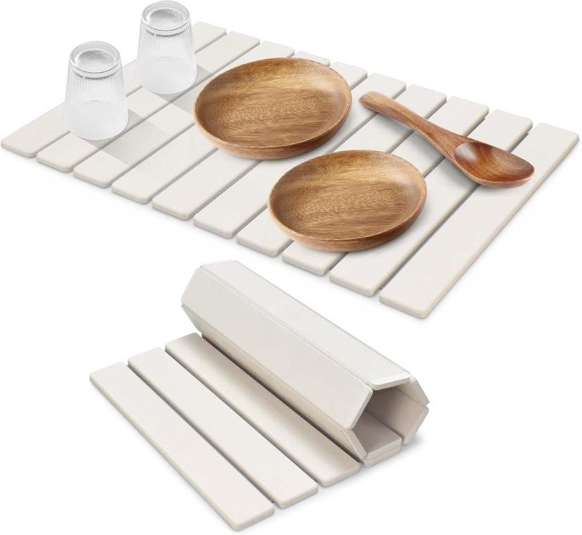 Diatomaceous Earth Dish Drying Mat, 61 x 41 cm, Large Stone Kitchen Counter