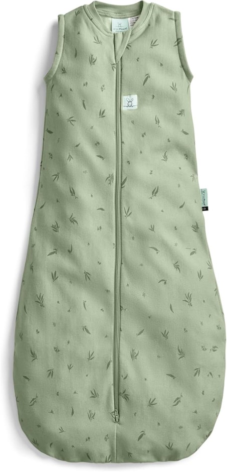 ERGOPOUCH Sleeping Bag,  Sleeveless, Organic Jersey Cotton, 1.0 TOG, 2-4Y,