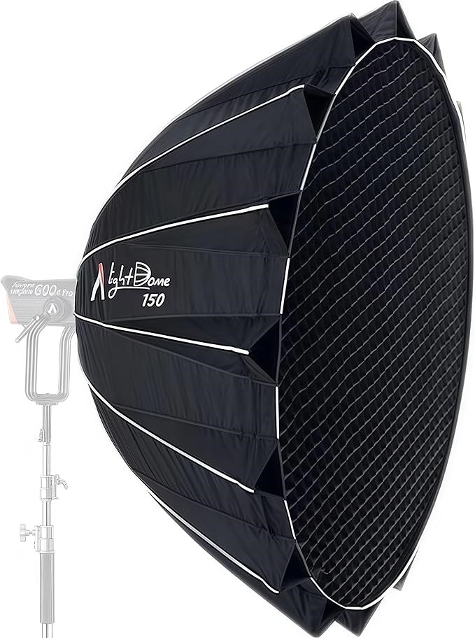 APUTURE Light Dome 150 Softbox, 150cm Large Deep Parabolic.