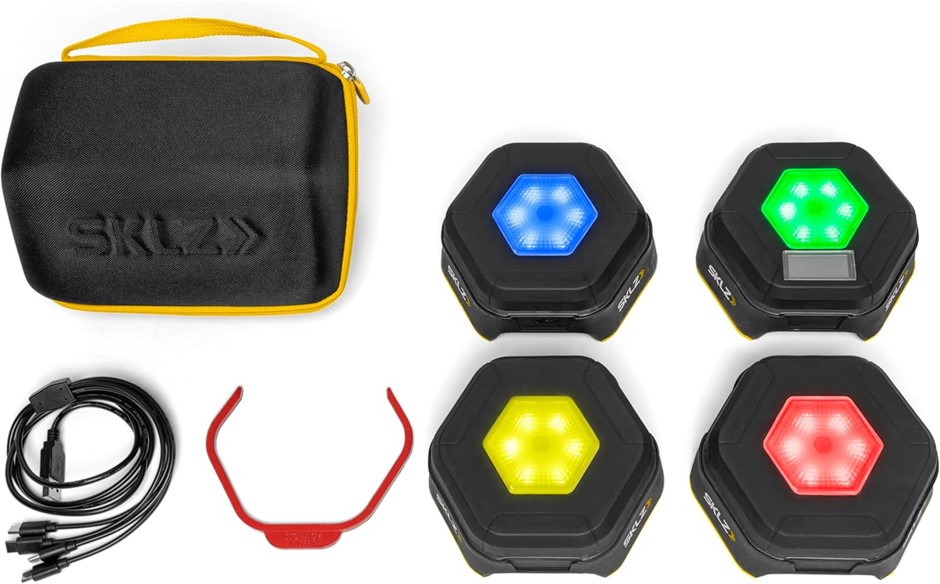SKLZ Reactive Flash LED Training Pods – Reaction Time, Agility, and Cogniti