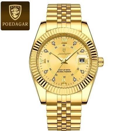High Quality Simulated Diamond Men's Quartz Watch