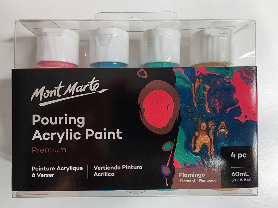 Mont Marte Pouring Acrylic Paint Premium - Flamingo