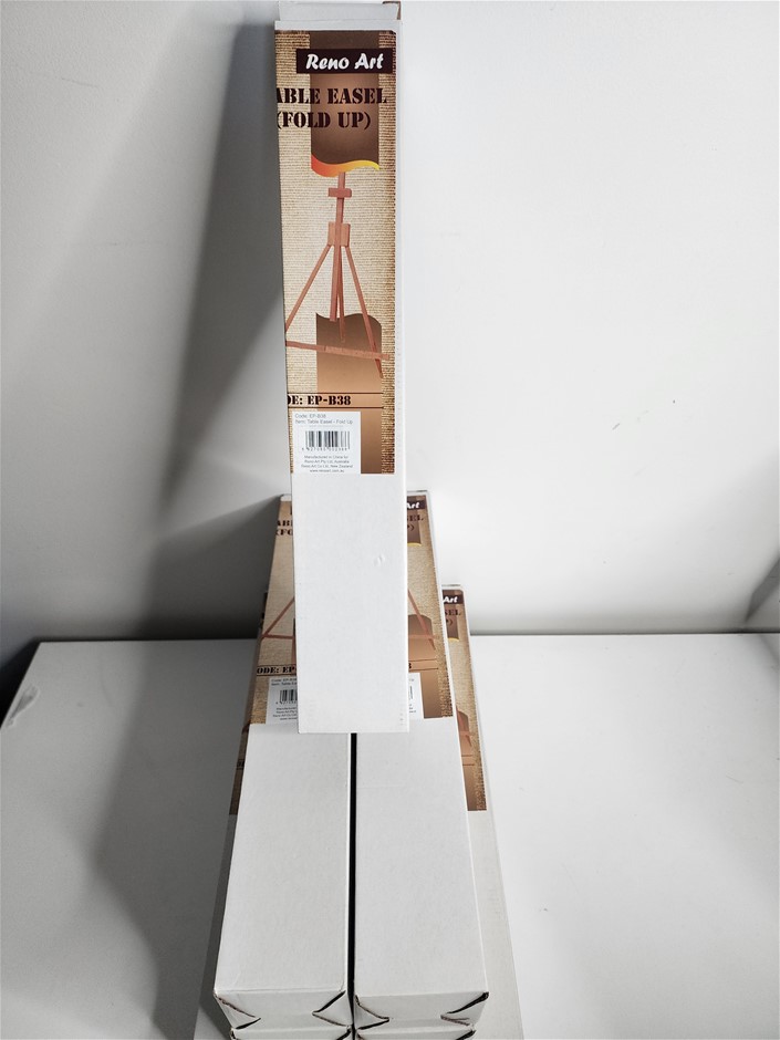 Reno Art Fold Up Table Easels - New