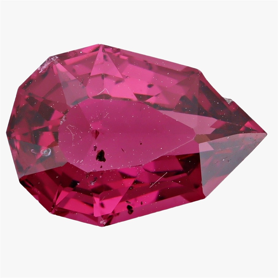 2.37 Carats Pinkish Red Rhodolite Garnet