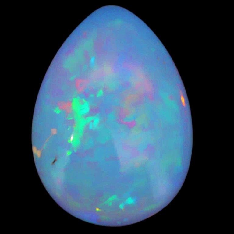 12.19 Carats White Color-Play Opal