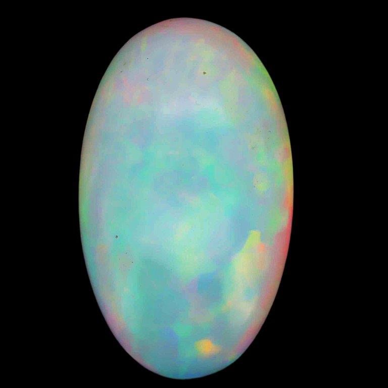 12.24 Carats White Color-Play Opal