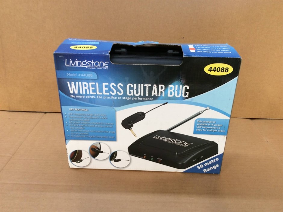 Livingstone 44088 Wireless Guitar Bug - New Unboxing