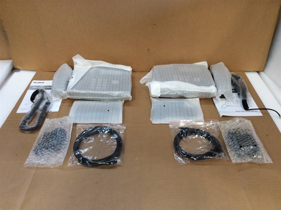 Yealink SIP-T43U Gigabit IP Phone - New Unboxing (Lot of 2)