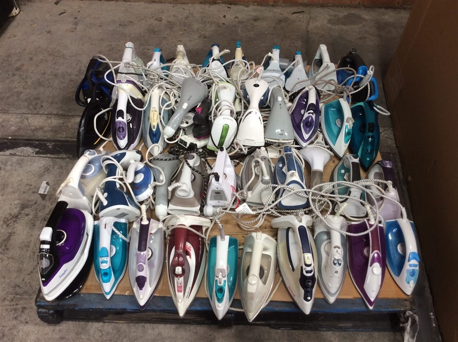 Mix Brand Mix Model Steam Irons Lot
