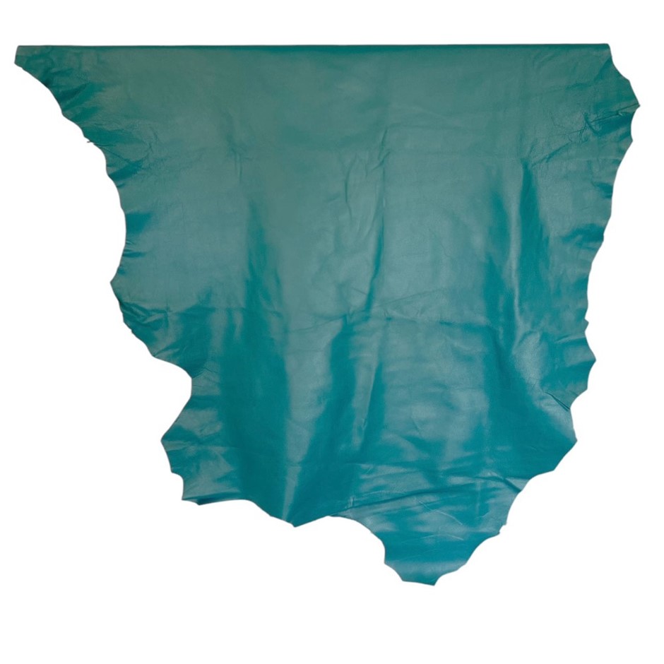 6sqft Top Grade Aqua Nappa Lambskin Leather Hide