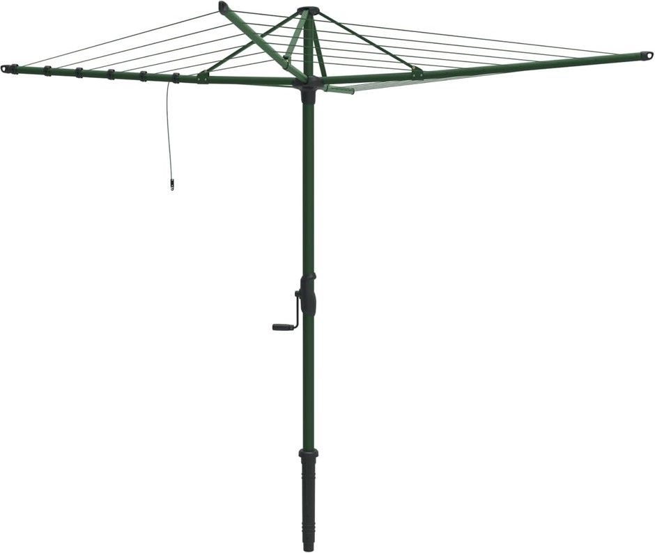 HILLS 6 Lines Rotary Clothesline, Cottage Green.