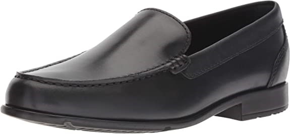 ROCKPORT Men's Classic Loafer Venetian Shoes, Size US 7M / EU40, Black, M76