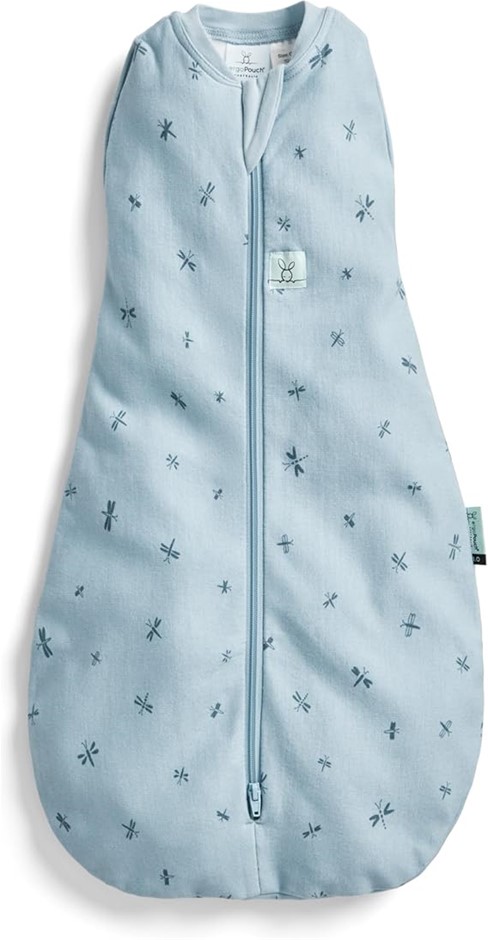 ERGOPOUCH 2-in-1 Organic Cotton Swaddle & Sleep Bag with Two-Way Zip for 6-