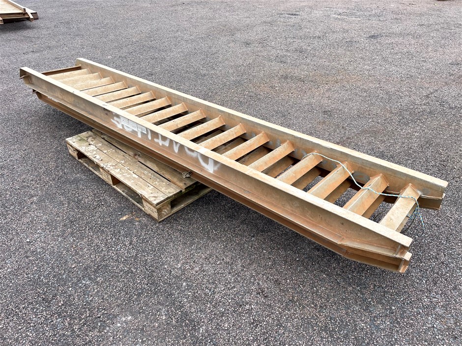 SureWeld Aluminum Loading Ramps (Damaged) Auction (0025-8021904 ...