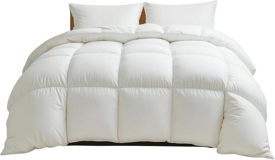 ROYAL COMFORT 500GSM Premium Quilt Duvet Blanket 50% Duck Down 50% Duck Fea