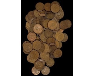 One Kilo of Australia KGV/King George VI/Queen Elizabeth Mix Date\