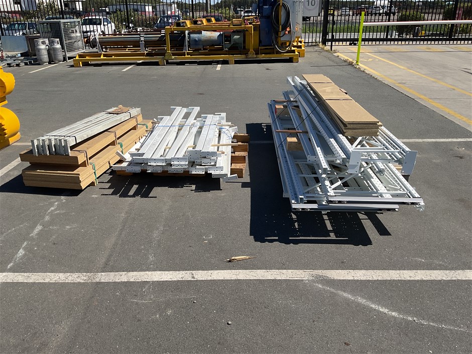Qty Pallet Racking & Shelving Panels x 3 Lots