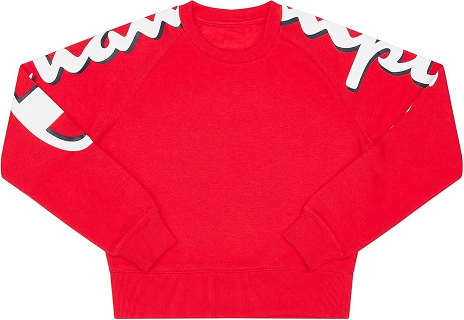 CHAMPION Junior Addict Crew, Size 10 (L), Diva Red (ACQ), KW3VA1. Buyers N