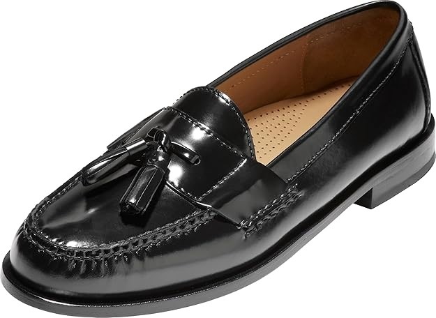 COLE HAAN Men's Pinch Tassel Loafer, US11.5D/EU44.5, Black, 03506. Buyers