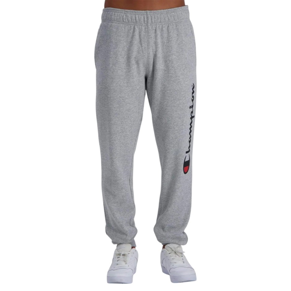 CHAMPION Men's Script Cuff Pant, Size S, Cotton, Oxford Heather, A1882G. B