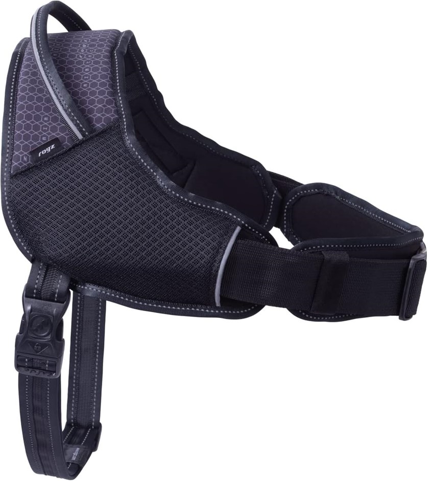 ROGZ Airtech Sport Dog Harness, Nightsky Black, X-Large Buyers Note - Disc