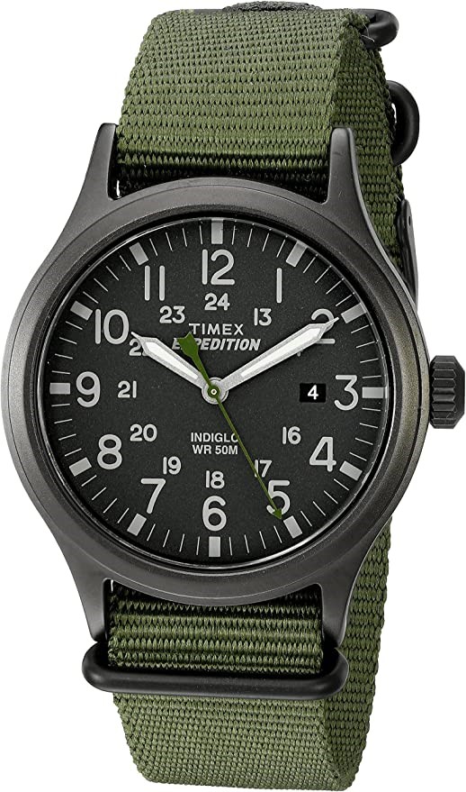 TIMEX Expedition Scout Men's 40mm Watch with Brass Case and 14mm Nylon band