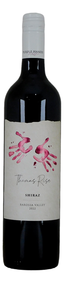 Purple Hands Thomas Rise Shiraz 2022 (6x 750mL), AUS.