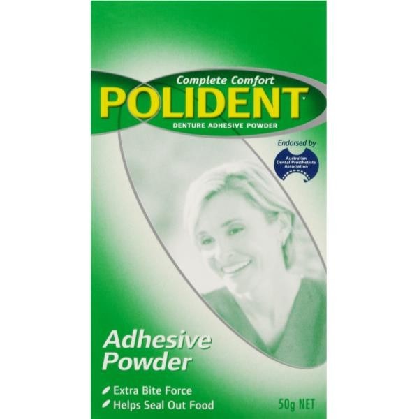 72 x Polident 50G Denture Adhesive Powde