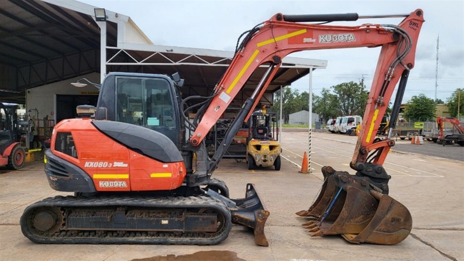 Kubota KX080-3S Hydraulic Excavator