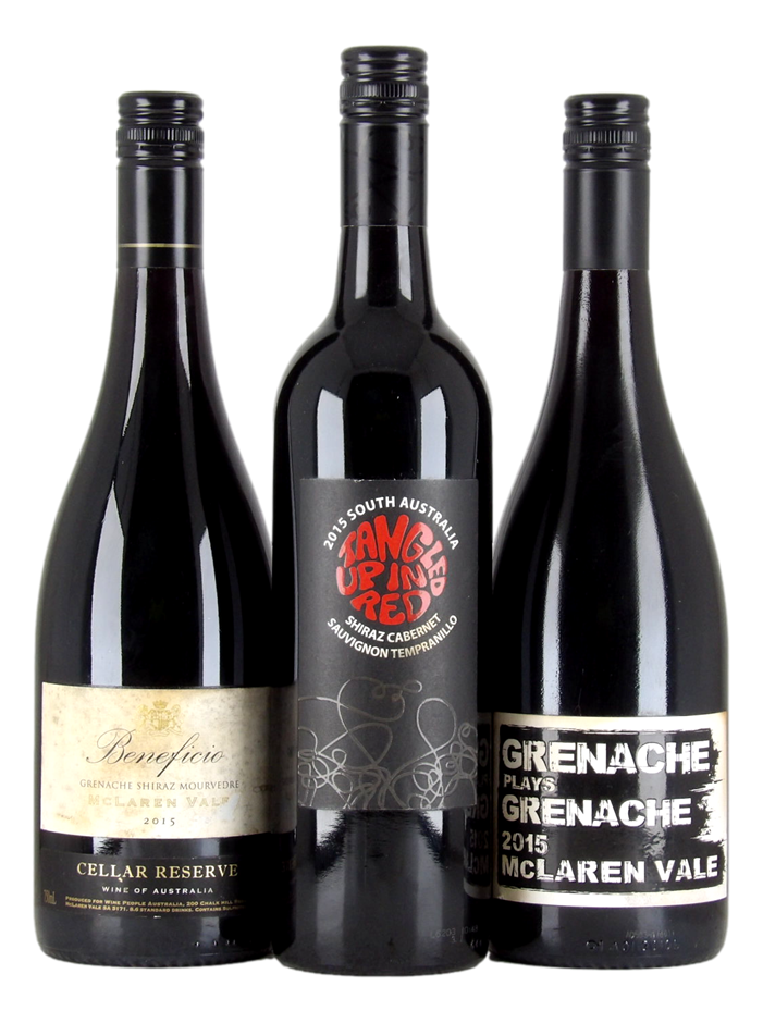 Mixed McLaren Vale Red Wine Pack (3x 750mL) SA