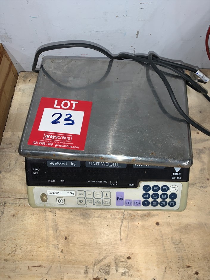 DC-180 Counting Scale, 2.5kg Capacity