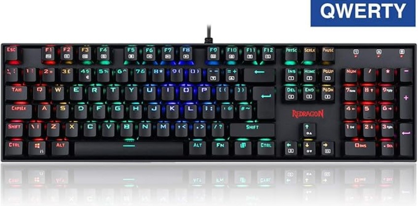 REGRAGON K551 Mechanical Gaming Keyboard, Wired, 104 Keys for PC Computer G