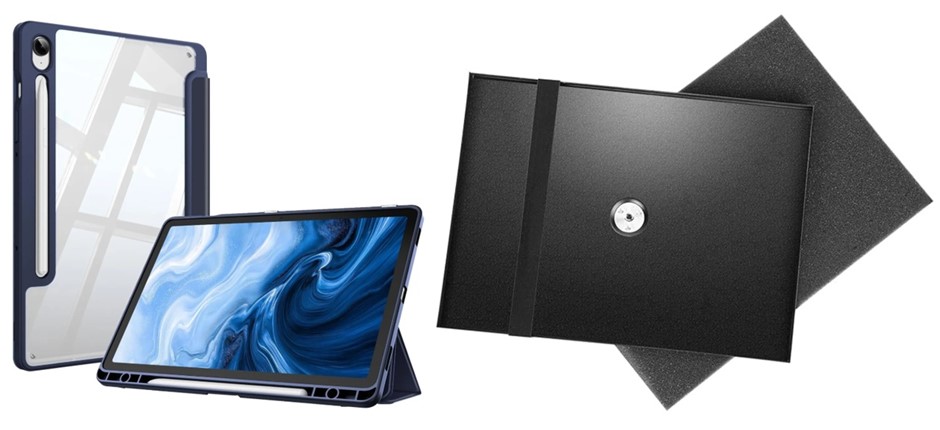 BUNDLE of 2: FINTIE Hybrid Slim Case for Samsung Galaxy Tab S10 FE/S9 FE (N