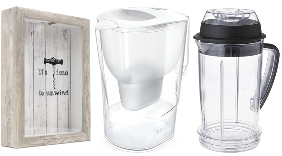 BUNDLE of 3: LAWRENCE FRAMES Shadow Box Wine Cork Holder (9x12, Natural) +