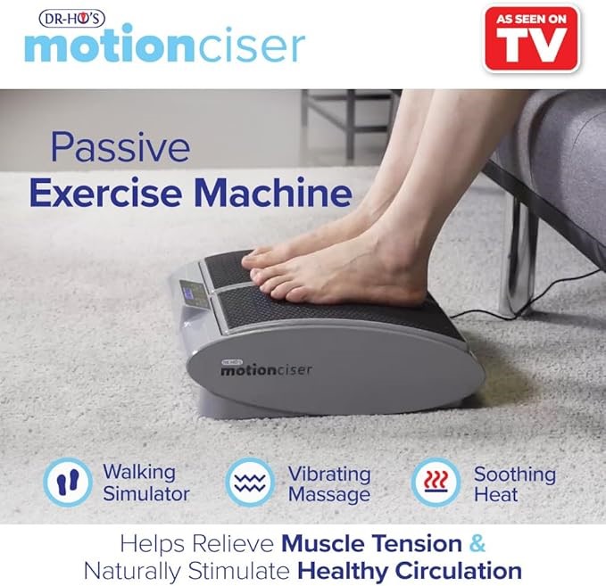 Dr Ho's MotionCiser Passive Exercise Machine with Massage & Soothing Heat,