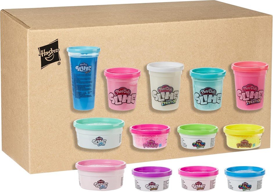 HASBRO PLAY-DOH Slime Unicorn Colors Multipack, F3494. Brand New