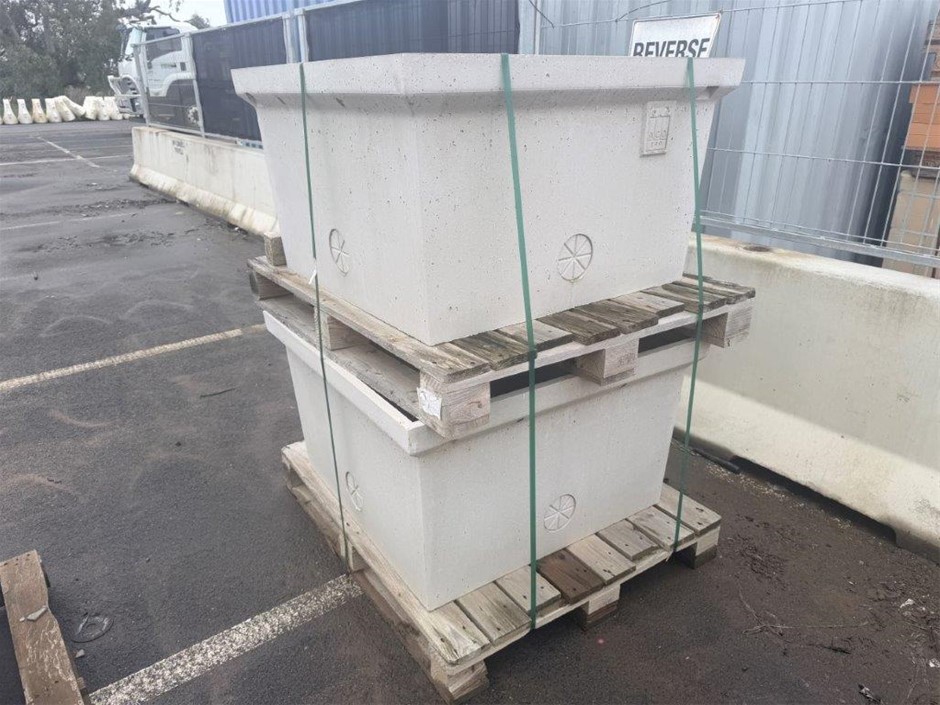 Pair of Concrete Pits