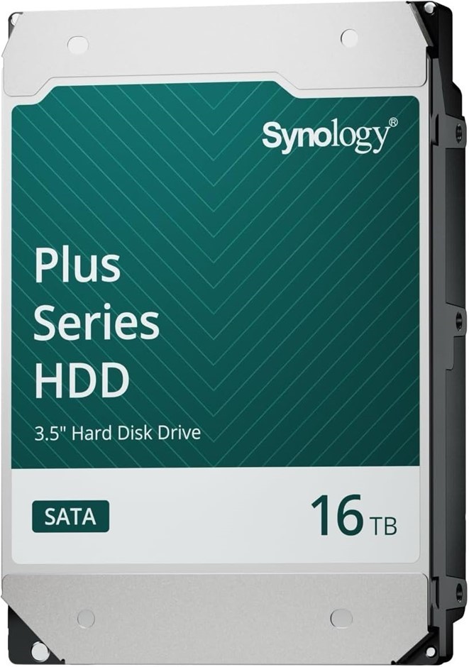 Synology Plus Series 16TB, HAT3310-16TB HDD, Internal 3.5" SATA, 5400RPM, 3