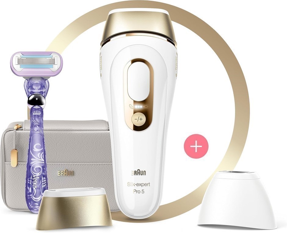 BRAUN IPL Hair Removal for Women and Men, Silk Expert Pro 5 PL5157, Body &