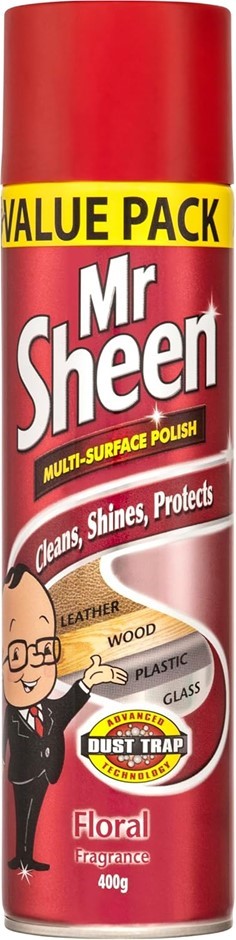 3 x MR SHEEN Multi-Surface Polish Floral Fragrance, 400g.