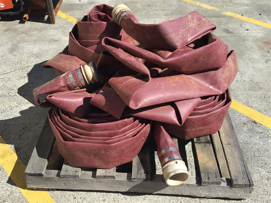 Pallet of 4" Lay Flat Hosing