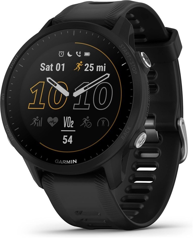GARMIN Forerunner® 955, Black, GPS Fitness Smartwatch.  Buyers Note - Disco