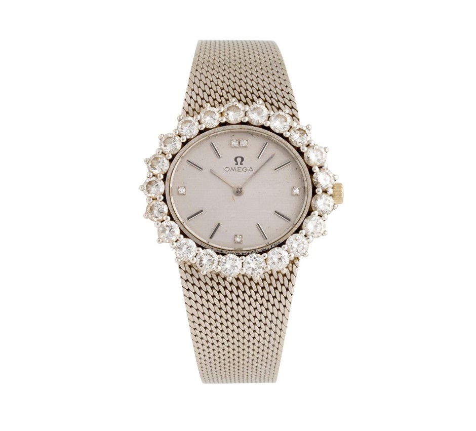 OMEGA 18ct Diamond Set Bracelet (iro 45gr solid gold)