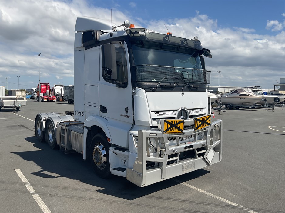 2021 Mercedes Benz Actros 6 x 4 Prime Mover Truck