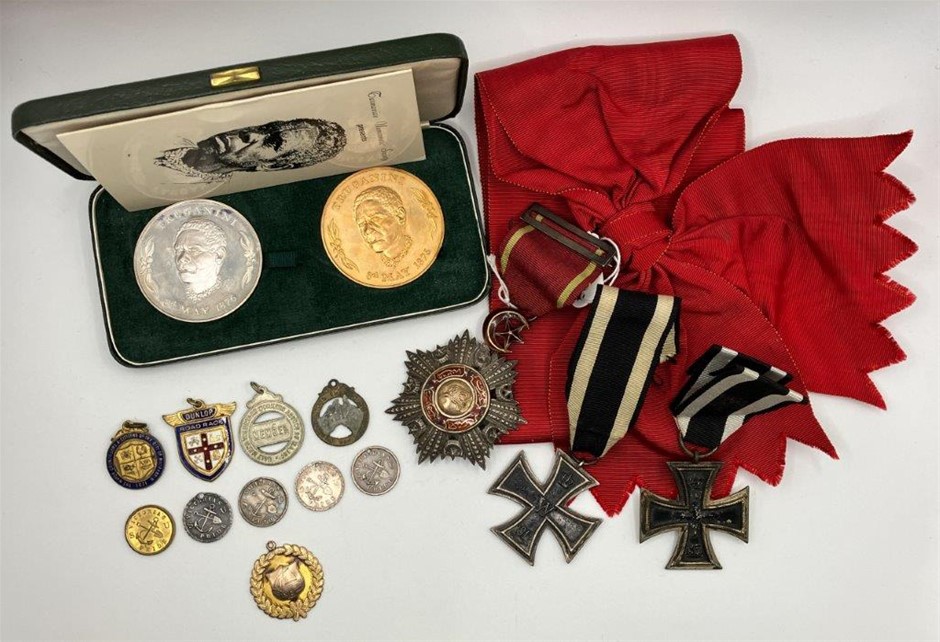Approx. 15 x Asstd German & AU Military & Sporting Medals C.1871-1976
