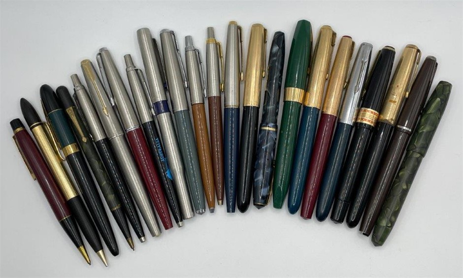 Approx. 23 x Asstd Pen Collections including Parker and Fountain Pens