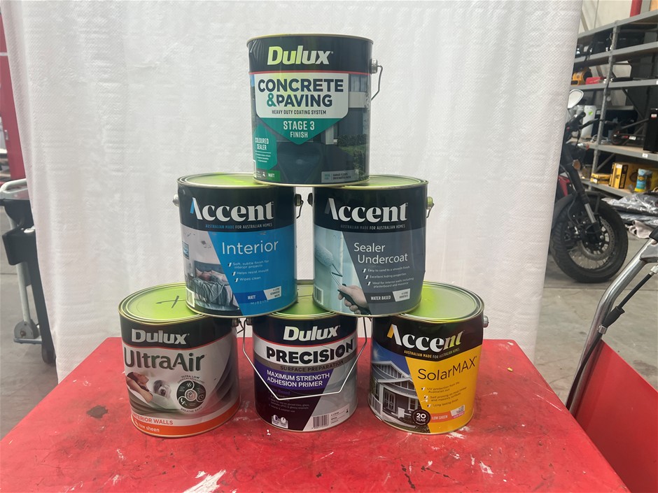 Assorted 4Lt Tins of Paint - Quantity 39 Tins