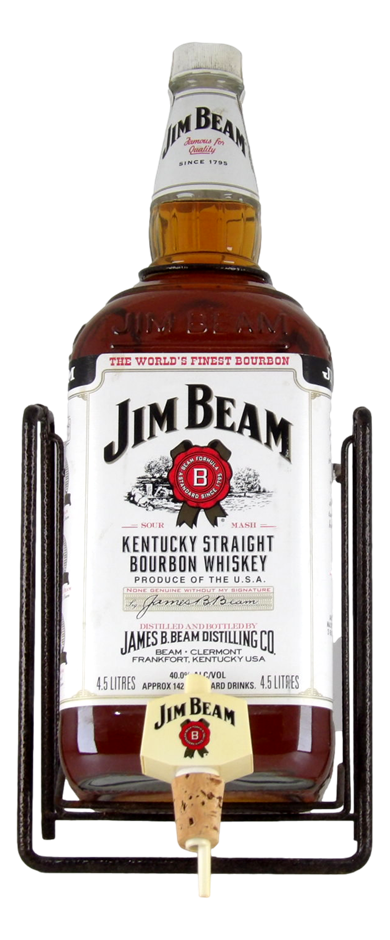 Jim Beam White Label Bourbon (includes pourer) (1x 4.5L)Kentucky