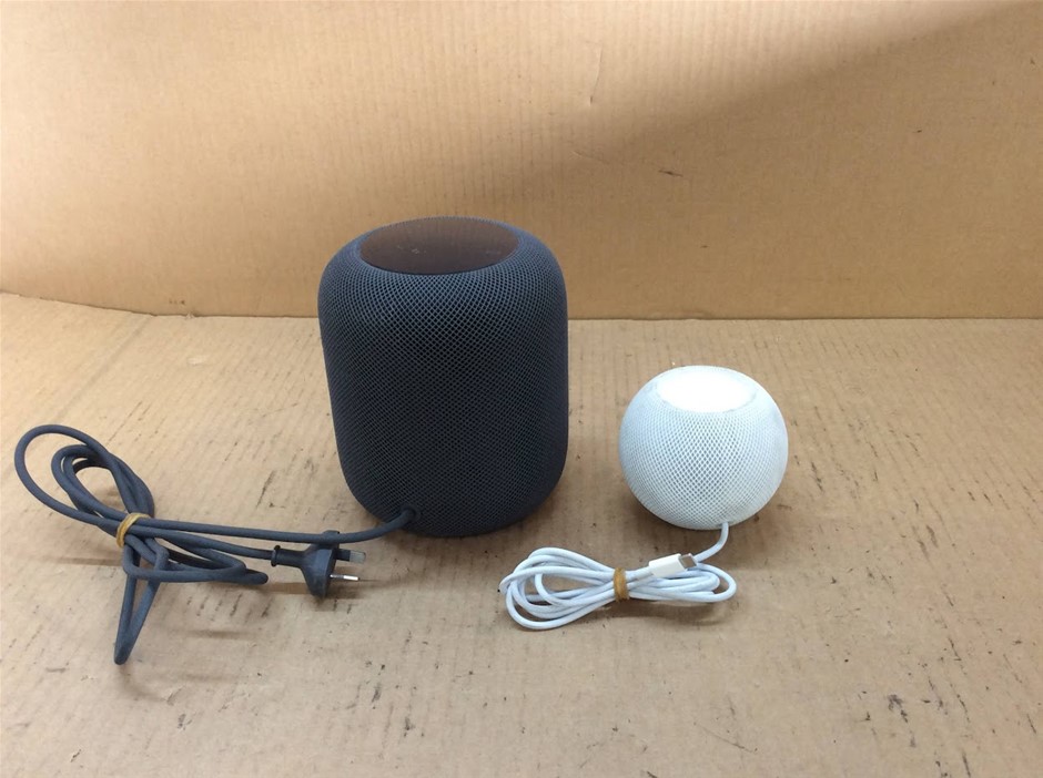 Apple HomePod And HomePod Mini Smart Speakers (Lot of 2)