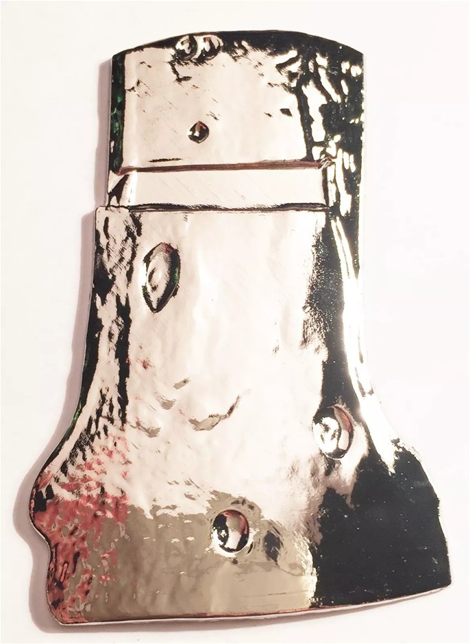 Rare 2016 "Ned Kelly" Helmet Ingot, 999 Fine Silver Plated, Outlaw, Guns 27